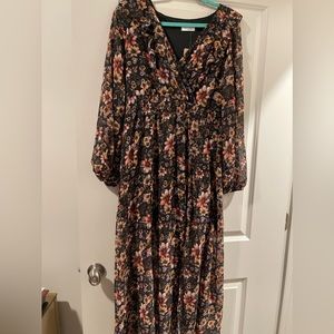 Vestique floral maxi dress